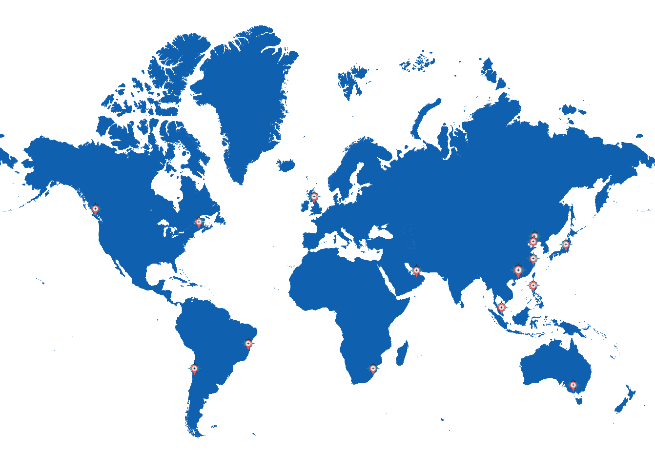 全球布局地图